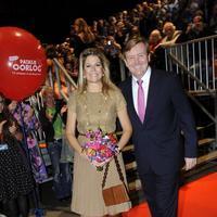 Princess Maxima and Prince Willem-Alexander attend the opening of the 25th Cinekid Festival